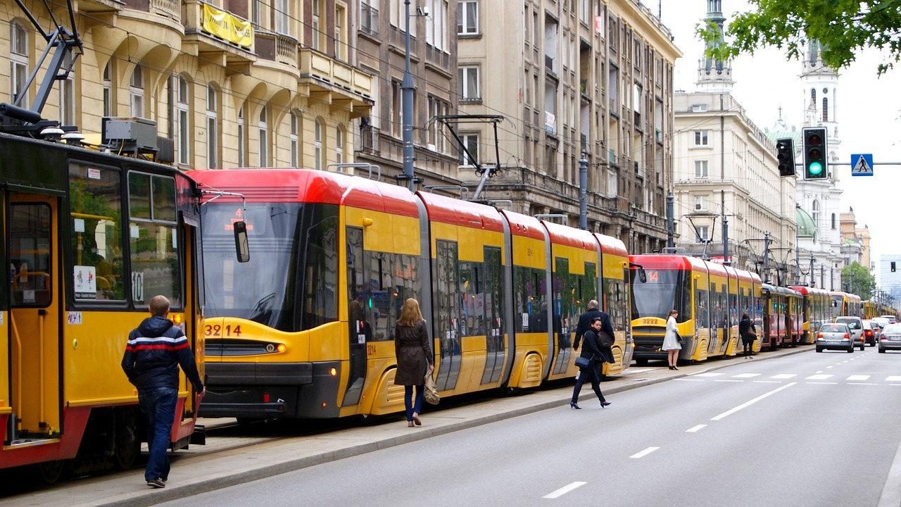 Awaria tramwajów w Warszawie